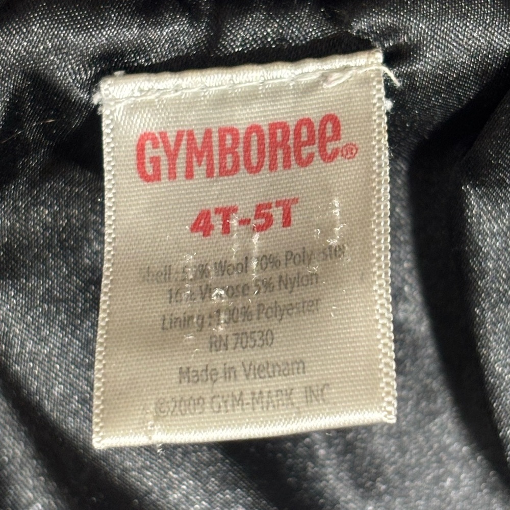 Black Wool Blend Coat - Picture 3 of 3